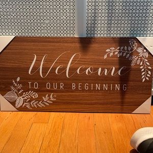 Decorative wall sign